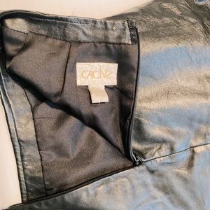 Cache leather skirt size 2